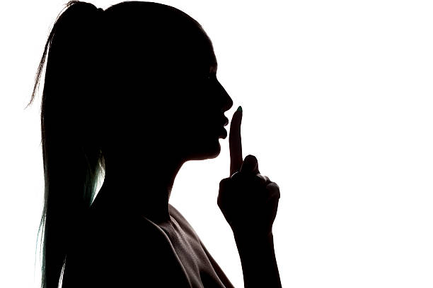 silhouette of a woman