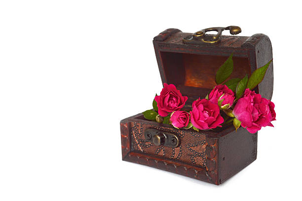istock Roses arranged in treasure chest 524531676