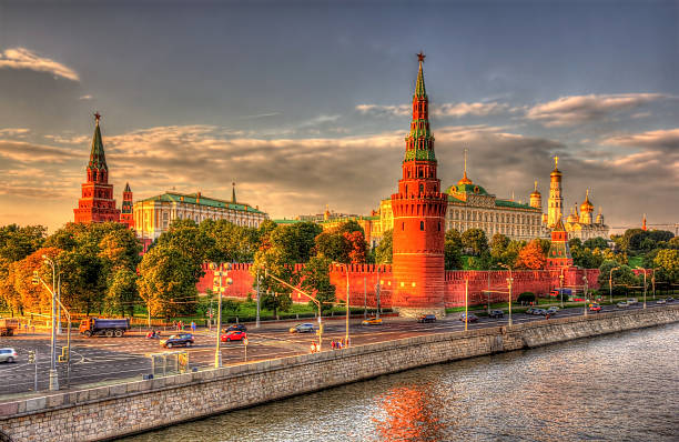 istock Evening view of Moscow Kremlin, Russia 524536263