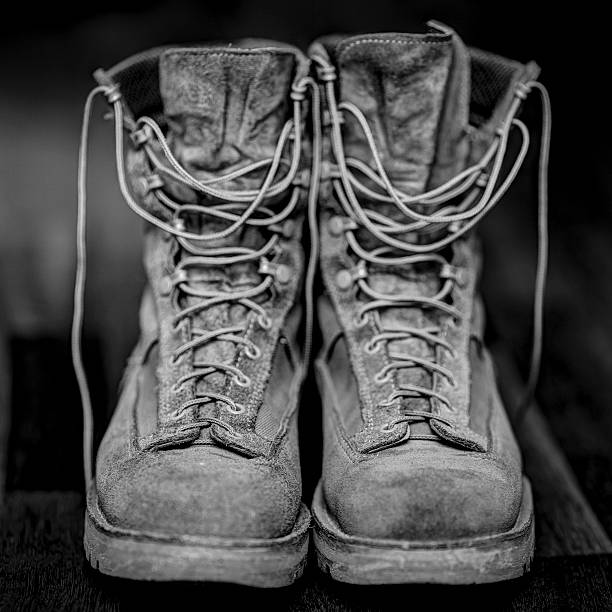 istock Vintage Hiking boots 524536673