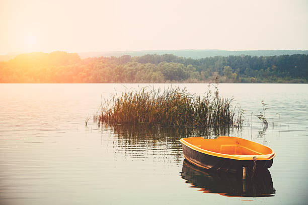 istock Boat on the lake 524537225