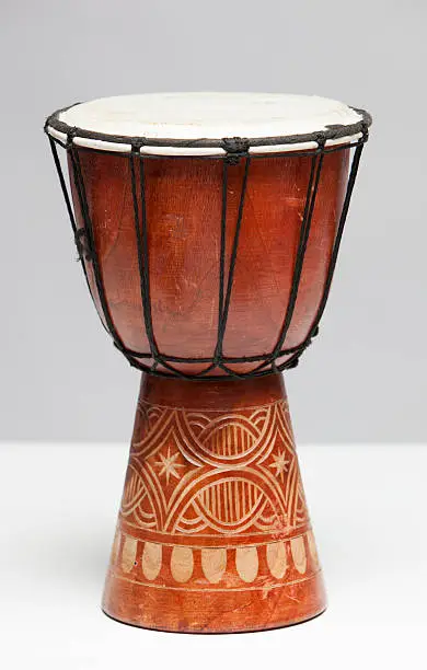 Tribal Drum Isolated on a white background