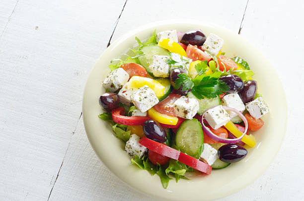istock Homemade greek salad 524538127
