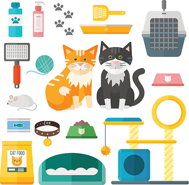 3,008 Cat Food Illustrations & Clip Art - iStock | Cat eating, Dog food, Pet  food