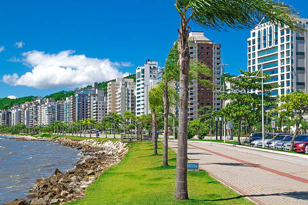 florianopolis, stolica santa catarina członkowskiego - telephoto lens obrazy zdjęcia i obrazy z banku zdjęć