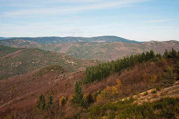 Cevennes National Park landscape, France 