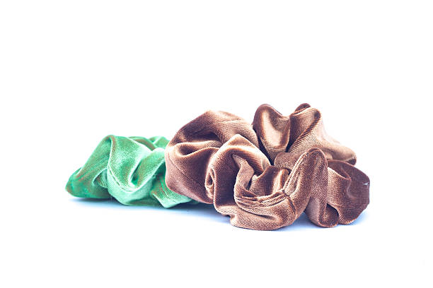 istock Hair rubber bands on white background 524540744