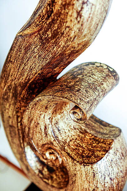 istock Black and white Thai sculptured wood. 524542244