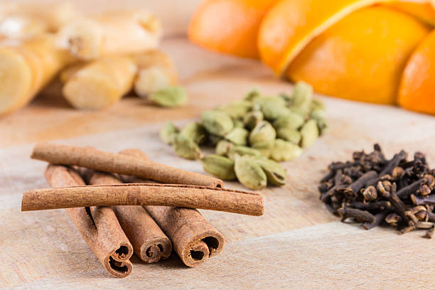 istock Mulled wine, gluhwein, glogg spices 524542732
