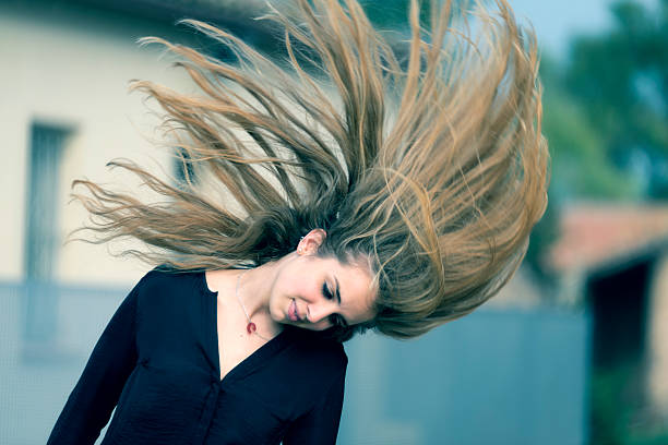 istock Portrait young girl in motion 524543333