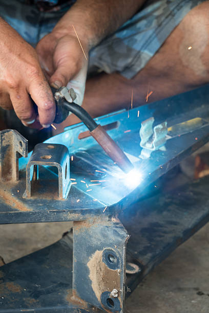istock Welding, Industrial Welding Plant 524546126
