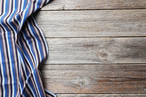 istock Napkin on grey wooden background 524549770