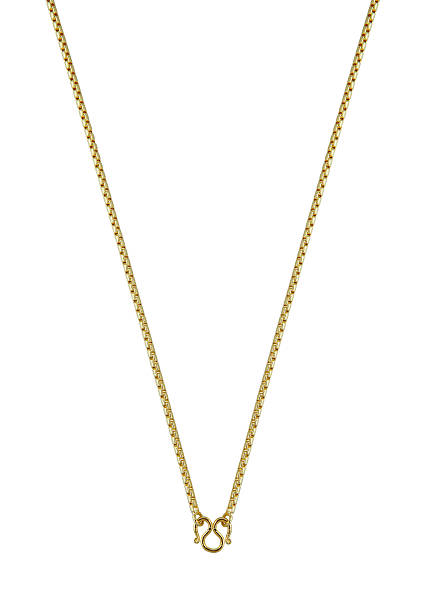 istock luxury golden necklace with pendant isolated on white backgrou 524549904