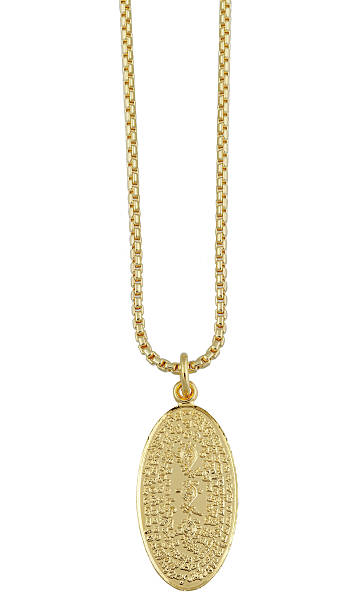 istock Necklace Buddha image isolated on white background 524549958