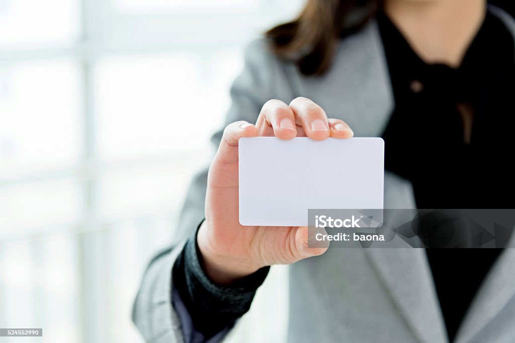Blank Business Card Stock Photo - Download Image Now - ID Card, Credit  Card, Business Card - iStock