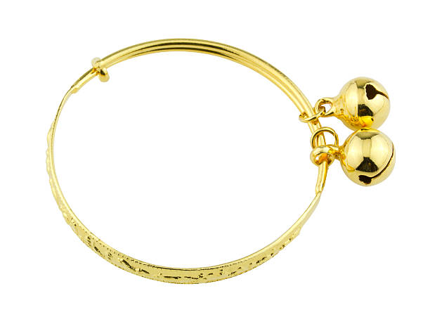 istock Anklet for baby isolated on white background 524554642