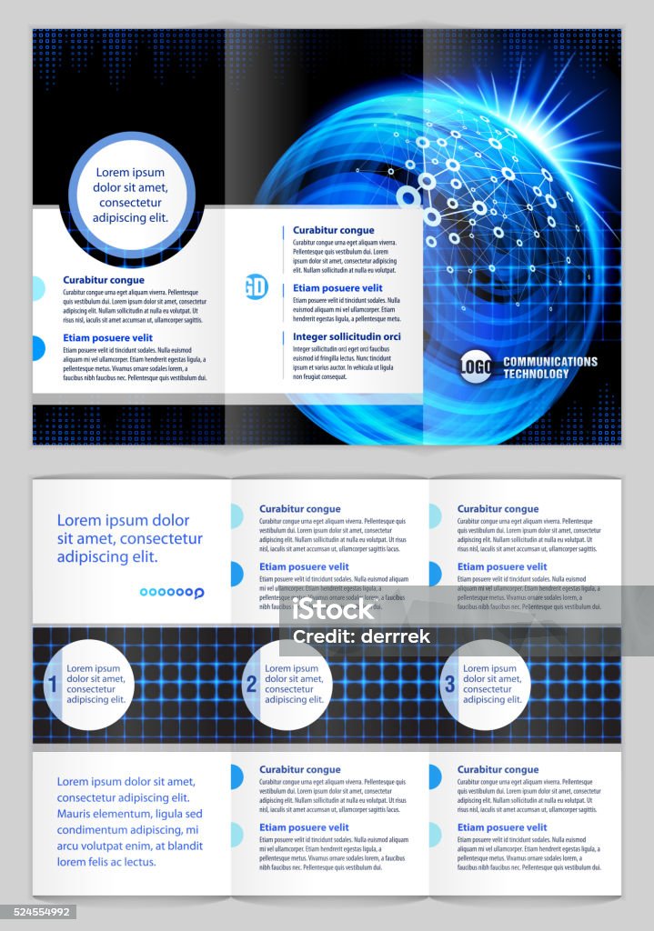 Communication Technology Graphics Design Graphic Design Template Communications Technology Stock Illustration ...