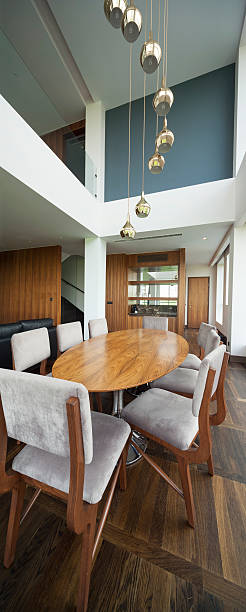 istock open plan living room of a luxury duplex apartment 524556574