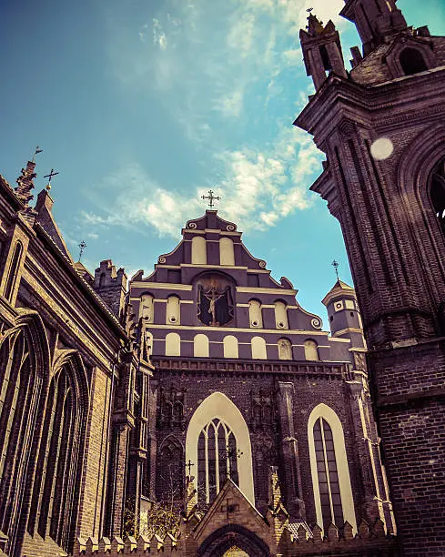 Photo of Old Lithuanian church.