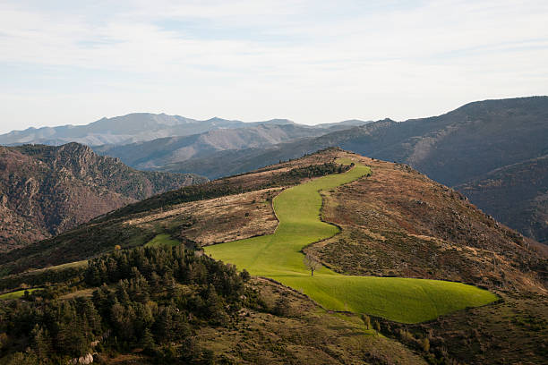 Cevennes National Park landscape, France 
