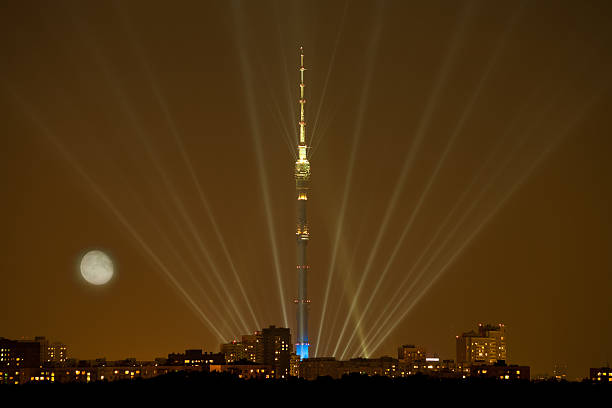 istock full moon over illuminated Moscow city 524583553