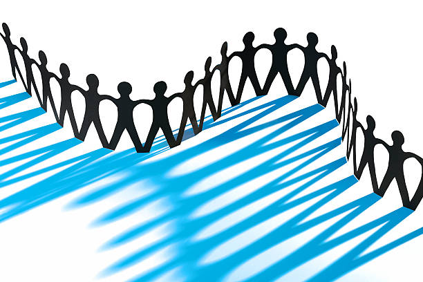 istock Cutout Men Joining Together As Team, Union, Family or Network 524618593