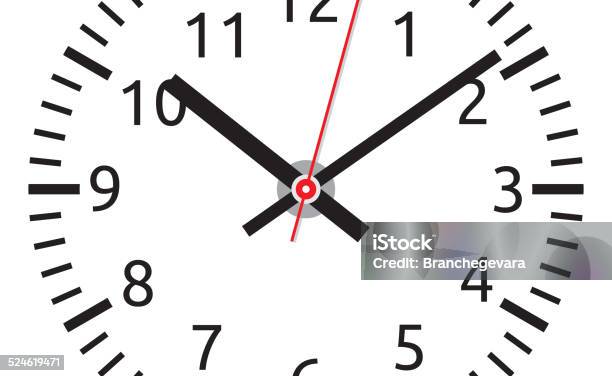 Vector Clock Face Easy Change Time Stock Illustration - Download Image Now - Alarm Clock, Clock, Clock Face