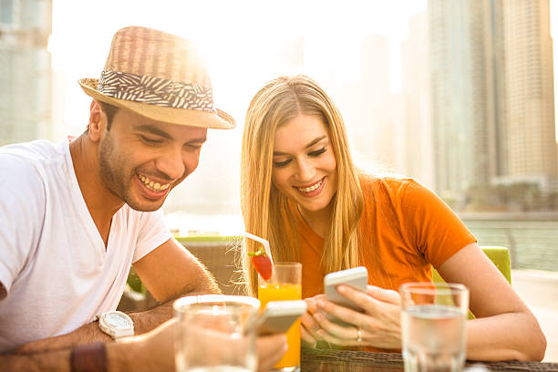 istock couple flirting at cafe in dubai marina 524619519