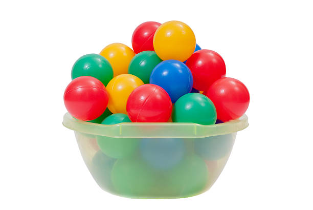 istock Colorful plastic toy balls 524619971