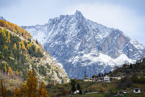 istock Village on the mountain in Switzerland. 524621509