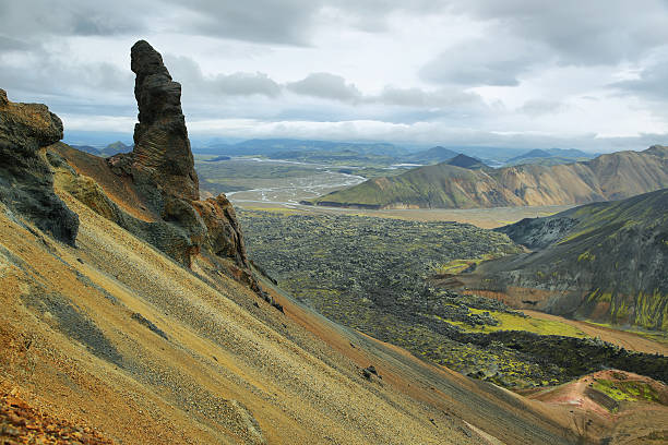 istock Curious rock formation in Bennisteinsalda 524621823