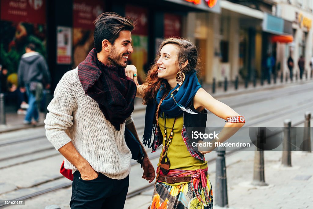 Happy couple Happy couple looking at each other. 20-29 Years Stock Photo