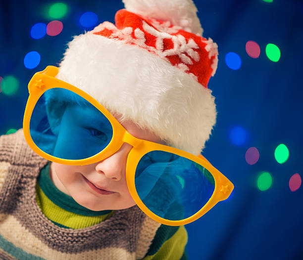 istock funny boy Christmas portrait 524623723
