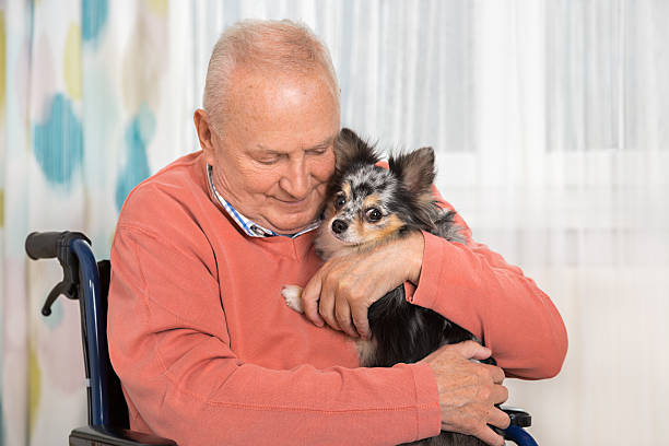 istock Senior man and his dog 524624047