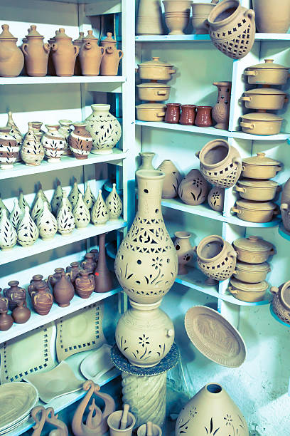 istock earthenware in the market, Djerba, Tunisia 524624621
