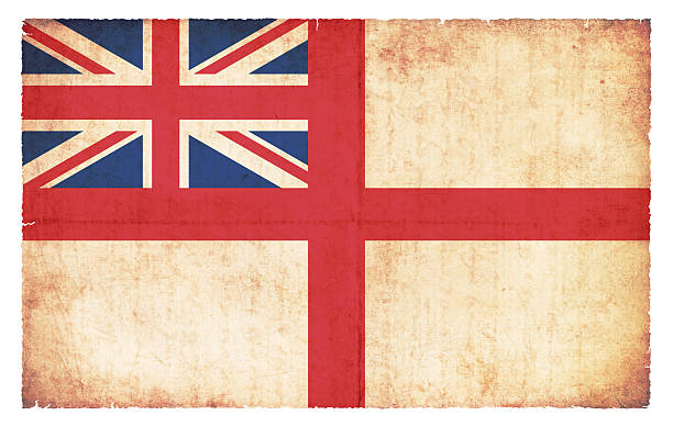istock White Ensign flag (naval ensign) of Great Britain 524624889
