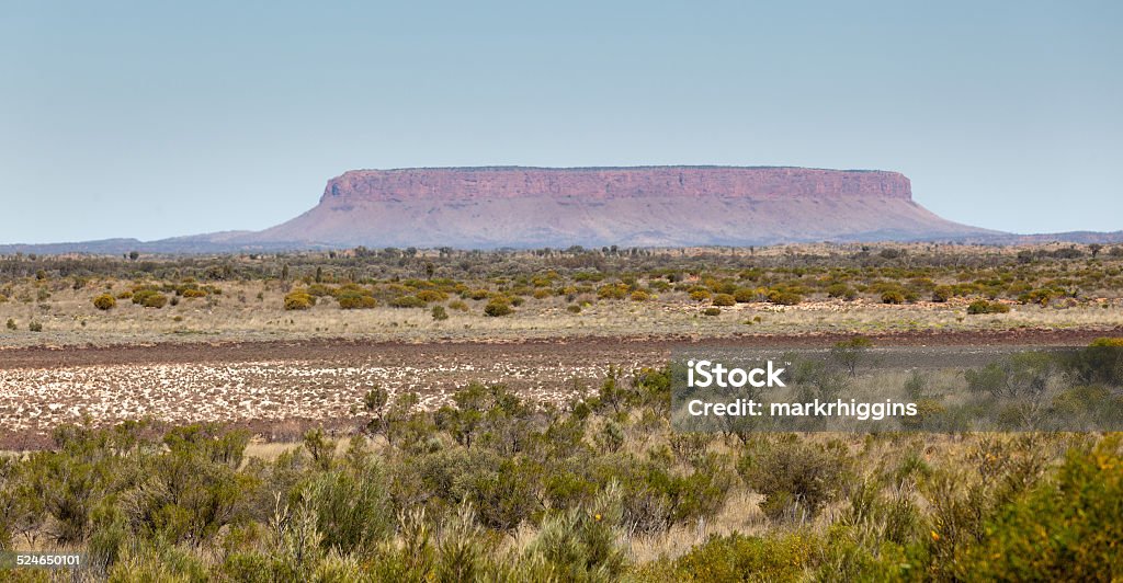 Mount Chambers central australia scene central australia scene near alice springs in Northern Territory Abstract Stock Photo