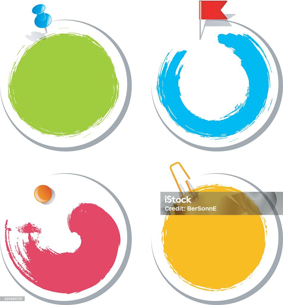 Colorful blob design stickers Vector illustration of Colorful blob design stickers Abstract stock vector