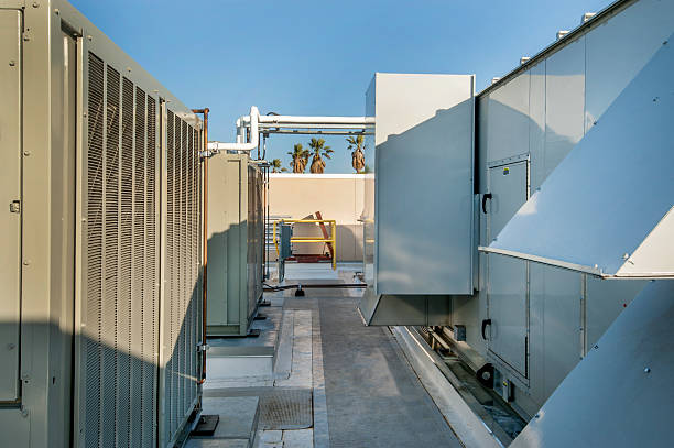 istock Air Handlers and Compressors for HVAC 524655739