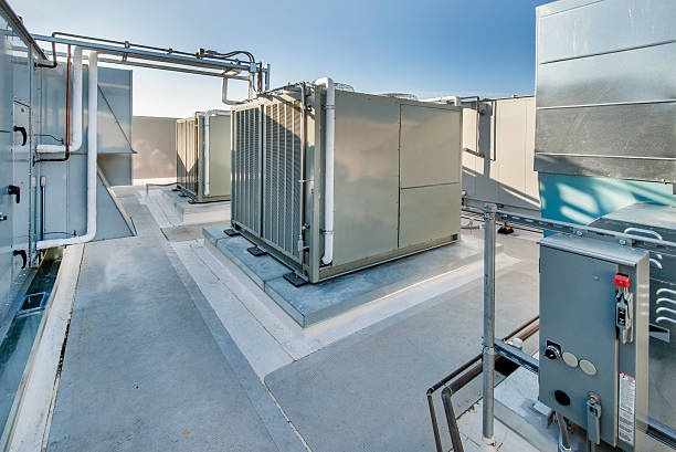 istock Air Handlers and Compressors for HVAC 524655743