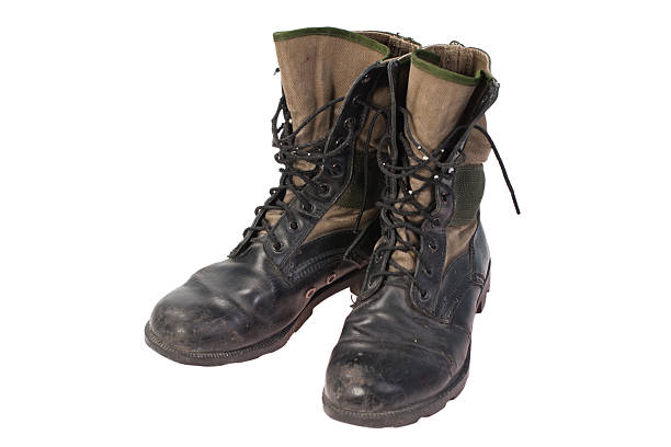 istock old used jungle boots vietnam war period isolated 524686983