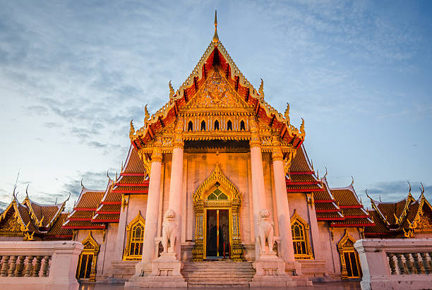 istock Wat Benjamaborphit or Marble Temple, Bangkok, Thailand 524687303