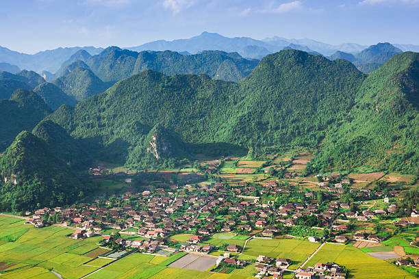 istock village in valley Bac Son, Vietnam 524688925