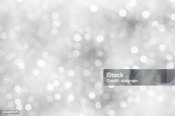 Defocused Lights Background Stock Photo - Download Image Now - Bling Bling, Silver Colored, Backgrounds