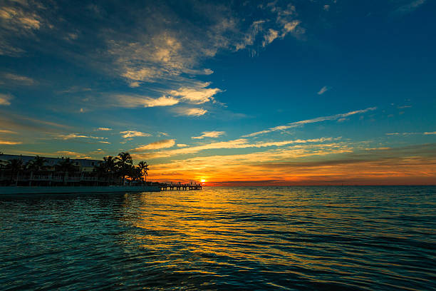 nascer do sol em key west - out west imagens e fotografias de stock