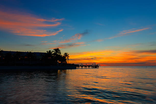 nascer do sol em key west - out west imagens e fotografias de stock