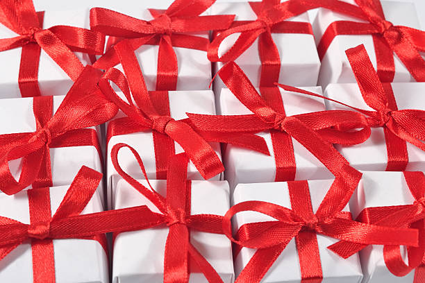 istock Top view of gifts 524693831