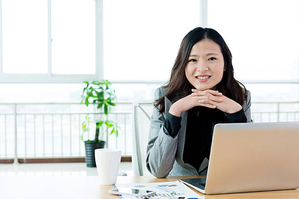 istock Businesswoman working in office 524697682