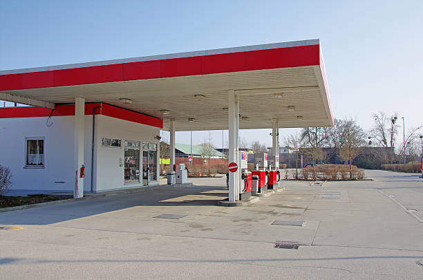 istock Car petrol gas station 524698592