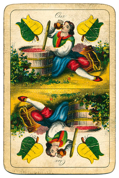 istock Ace two playing card William Tell Four Seasons Hungary 1890 524700696